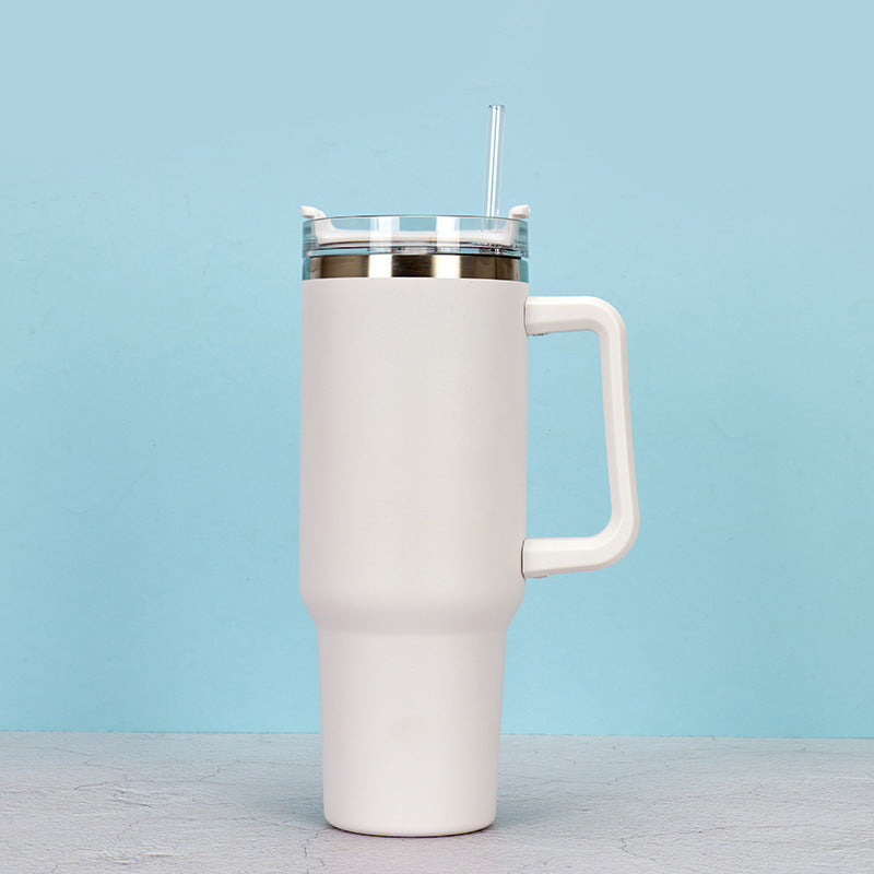 40oz Tumbler w/ Handle, Vacuum Insulated, Stainless Steel Water Cup