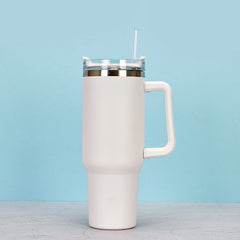 40oz Tumbler w/ Handle, Vacuum Insulated, Stainless Steel Water Cup