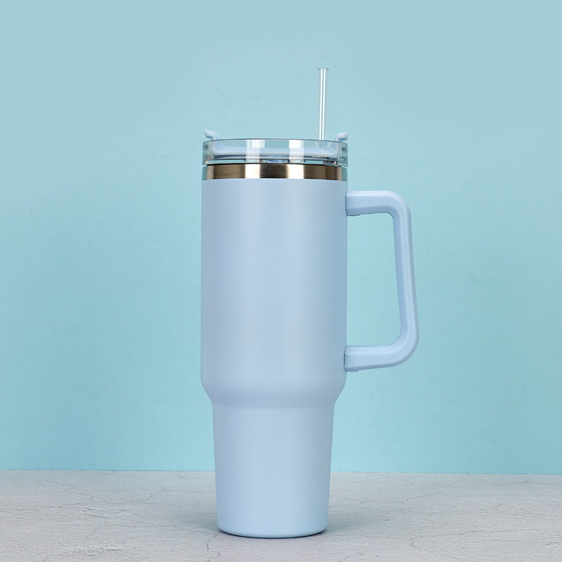 40oz Tumbler w/ Handle, Vacuum Insulated, Stainless Steel Water Cup