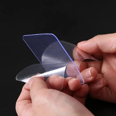 1pc Transparent PVC Nano Double Sided Adhesive Sheet Strong Adhesive Hook