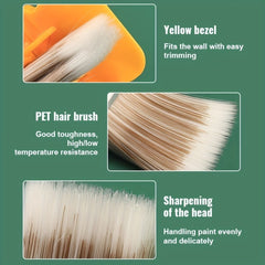 2pcs Paint Trimming Separator Angle Closing Edge Wool Roller Brush Tool