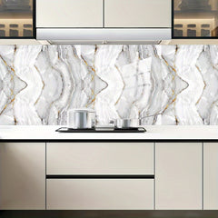 16pcs Waterproof Marble Tile Stickers Easy To Apply and Remove