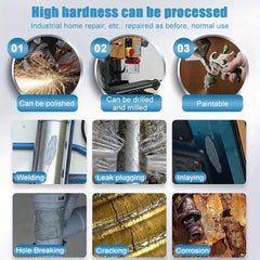 2pcs Metal Repair Glue High Strength Heat Resistance Cold Weld
