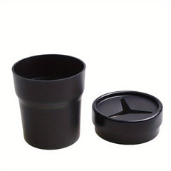 1pc Car Trash Bin Storage Can Cup Holder Garbage Bag