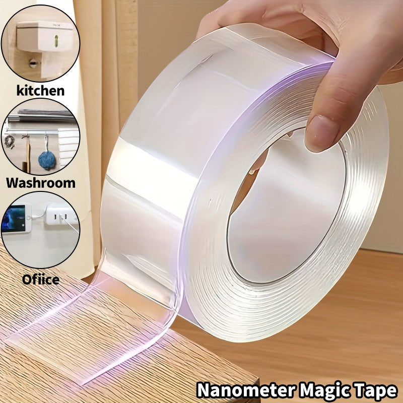 Double Sided Tape Reusable Seamless Strong Versatile Home Kitchen