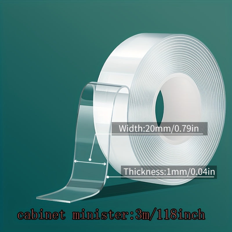Double Sided Tape Reusable Seamless Strong Versatile Home Kitchen