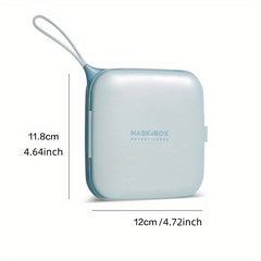 Portable Plastic Square Mask Box for Home and Outdoor