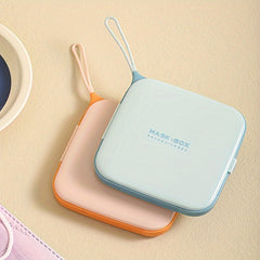 Portable Plastic Square Mask Box for Home and Outdoor