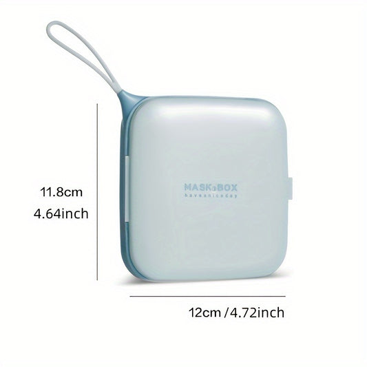 Portable Plastic Square Mask Box for Home and Outdoor