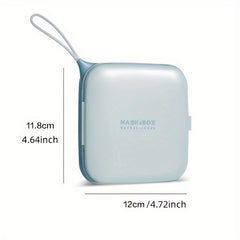 Portable Plastic Square Mask Box for Home and Outdoor