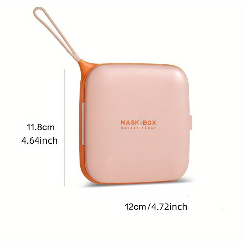 Portable Plastic Square Mask Box for Home and Outdoor