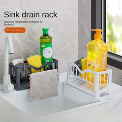 Kitchen Rag Rack Storage Rack Countertop Dishwashing Cloth Drain Rack