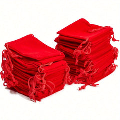 Velvet Jewelry Pouch & Gift Bag Set - 10pcs/2