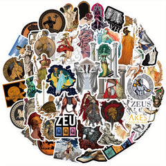 50pcs Greek Mythology Aesthetics Waterproof Vinyl Stickers for Decoration