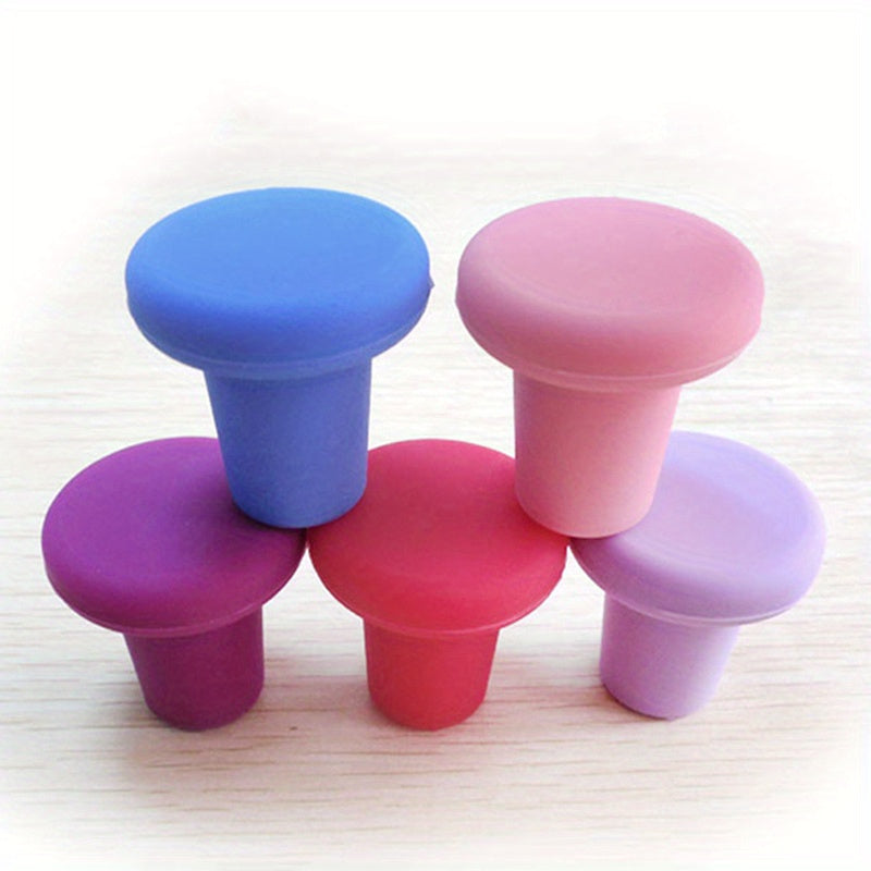 3pcs Silicone Bottle Stoppers Caps Wine Stopper Kitchen Supplies