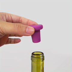 3pcs Silicone Bottle Stoppers Caps Wine Stopper Kitchen Supplies