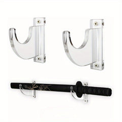 Stylish Sword Wall Mount with Adjustable Acrylic Hook