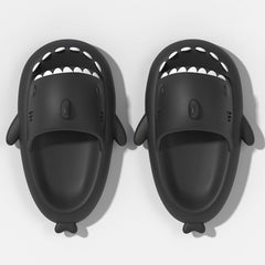 Women's Cartoon Shark Slippers Comfortable Open Toe Slide Sandals