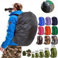 60L Portable Outdoor Backpack Waterproof Dust Cover Camping Sports Accessories