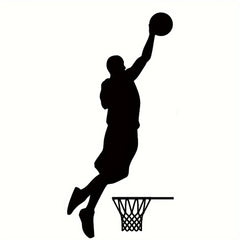 Luminescent Green Basketball Player Switch Sticker Home Decor
