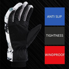 Waterproof Winter Cycling Gloves Warm Snow Sports Gloves