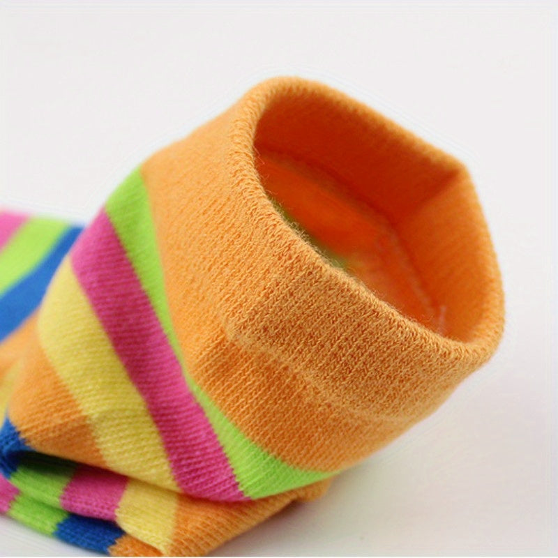 Colorful Cotton Five Toes Sports Socks