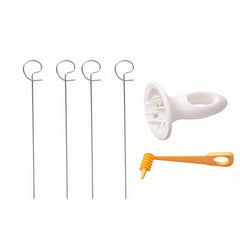 Portable Potato BBQ Skewers for Camping and Picnic