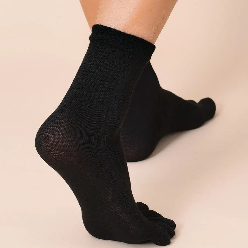 Men's 5 Pairs Five Toe Breathable Casual Socks