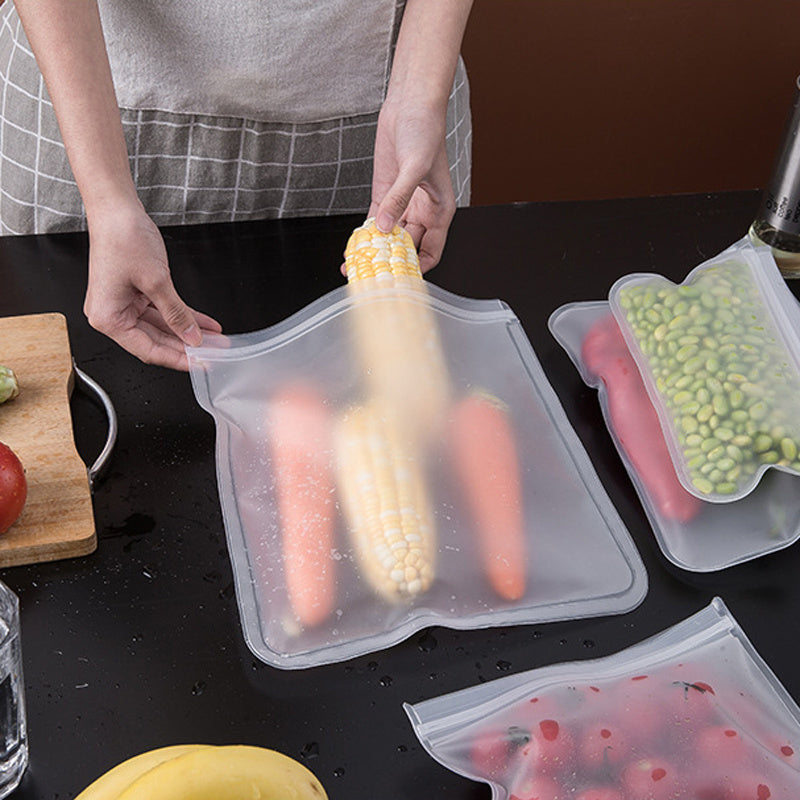 Reusable Food Storage Bag Fresh Keeping Sealing Bag
