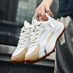 Women's Lace Up Running Shoes Breathable Mesh Sneakers