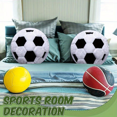 Football Sports Pillow Fluffy Soft Pillow Home Decoration Plush Pillow