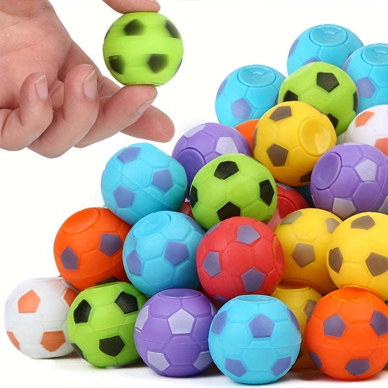 20Pcs Mini Fidget Spinner Soccer Balls - Fun Party Favors