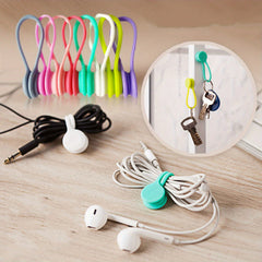 10pcs Silicone Magnet Clip Round Identification Marks for Electronics
