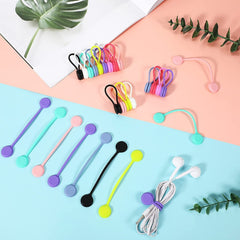 10pcs Silicone Magnet Clip Round Identification Marks for Electronics