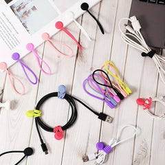 10pcs Silicone Magnet Clip Round Identification Marks for Electronics