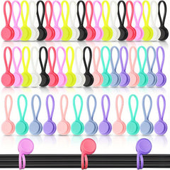10pcs Silicone Magnet Clip Round Identification Marks for Electronics