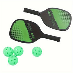 Pickleball Racket Set 2 Rackets 4 Balls 1 Storage Bag Outdoor Sports