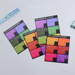 12 Month Waterproof Calendar Sticker Set