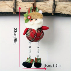 Christmas Hanging Decoration Snowman Deer Bear Doll Pendant