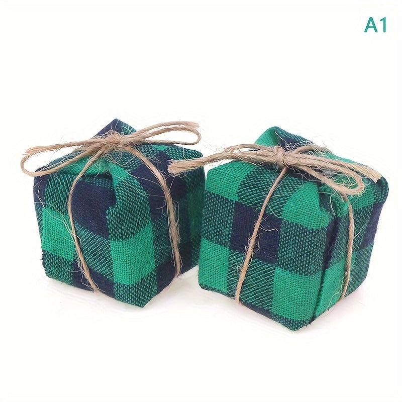 1:12 Scale Dollhouse Christmas Gift Boxes - Set of 4 Pretend Play Toys
