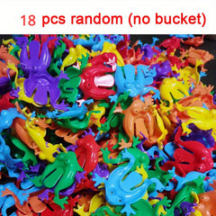18pcs Jumping Frog Bounce Fidget Toys Party Favor Holiday Accessory Gift