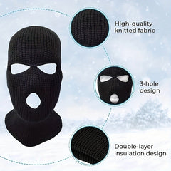 Winter Balaclava Skiing Face Mask Knitted Hat Coldproof Warm Winter Hat