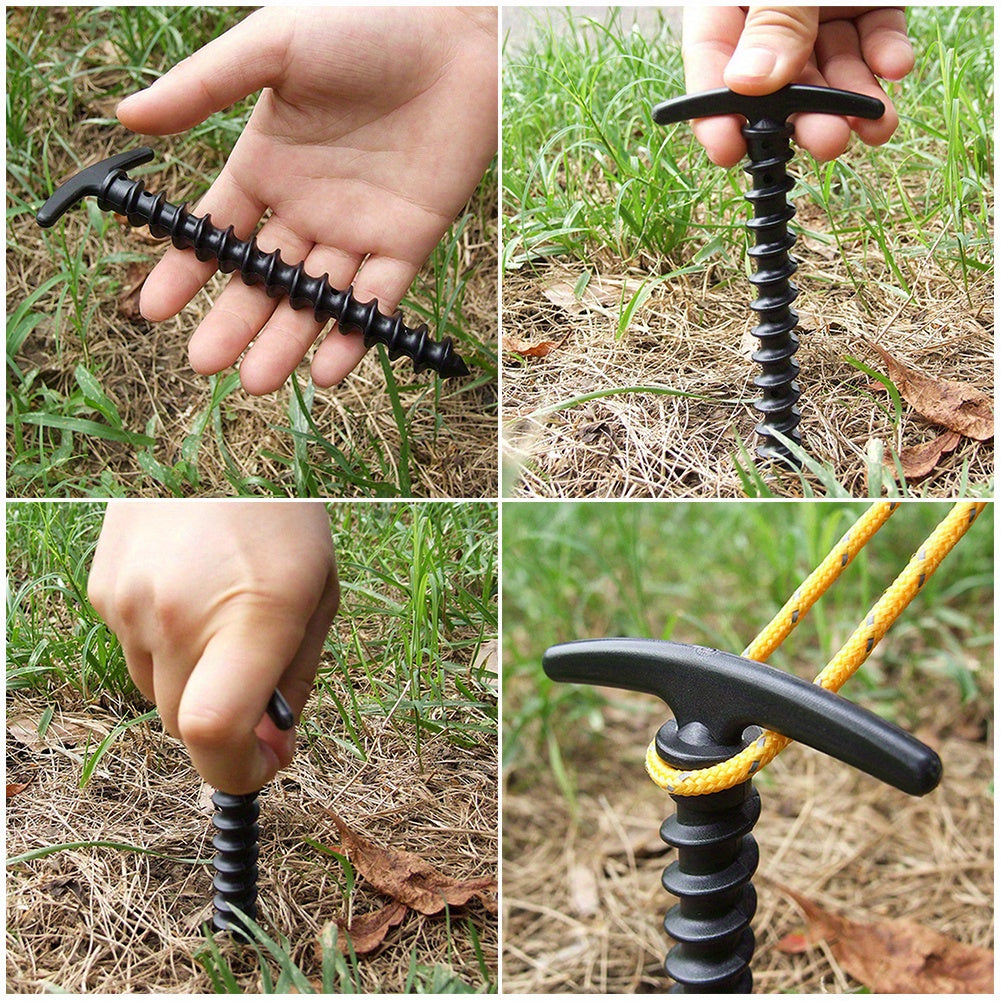 10pcs Tent Stakes High Strength Lightweight Fixing Nails for Camping Fishing