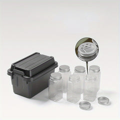 7pcs Camping Mini Storage Box Outdoor Camping Barbecue Tool Storage Box