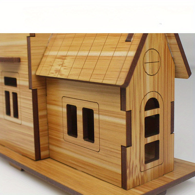 DIY 3D Windmill Puzzle Educational Toy Gift Birthday