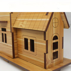 DIY 3D Windmill Puzzle Educational Toy Gift Birthday