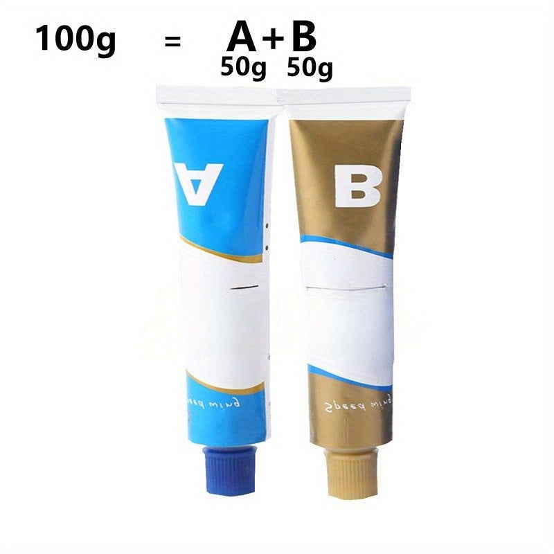 AB Casting Glue Metal Repair Paste Welding Adhesive 100g