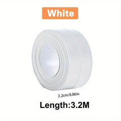 PVC Self Adhesive Sealing Tape for Bathroom Shower Tub, Waterproof Wall Sticker