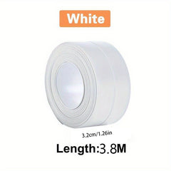 PVC Self Adhesive Sealing Tape for Bathroom Shower Tub, Waterproof Wall Sticker