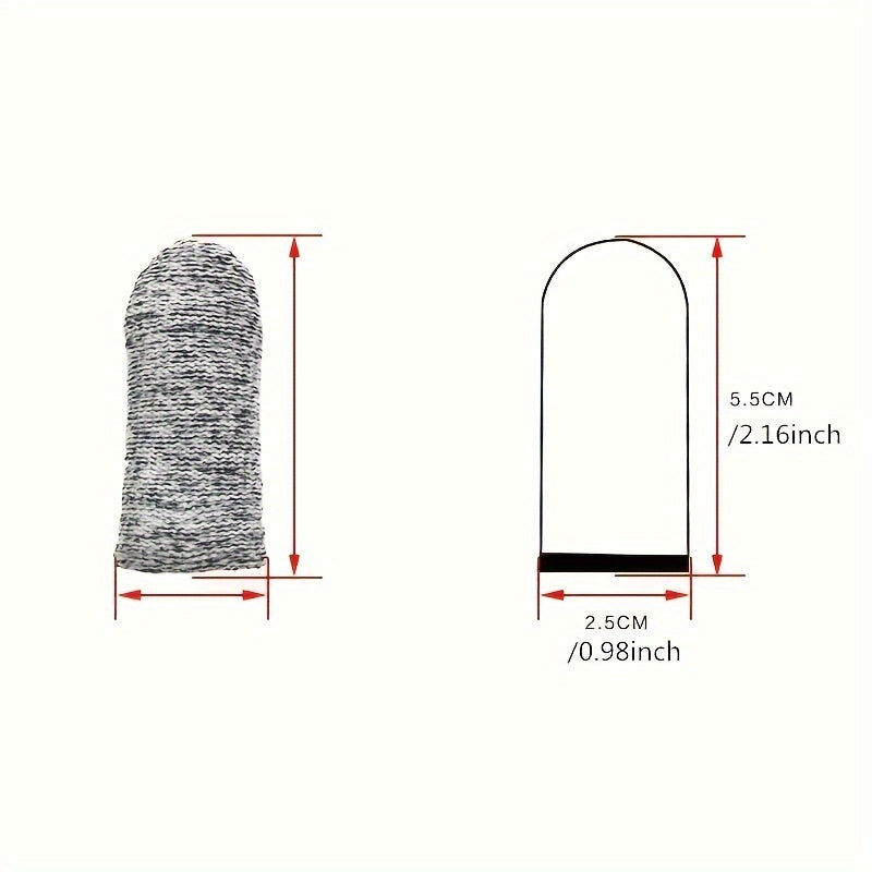 10pcs Cut Resistant Finger Cots Kitchen Work Sculpture Finger Protector